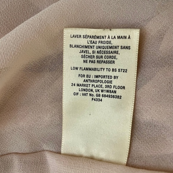 Anthropologie E by Eloise chiffon crop top - Picture 6 of 7